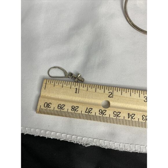 JAMES AVERY STERLING SILVER ST THERESA BANGLE BRACELET & EARRINGS BOX - Picture 10 of 11